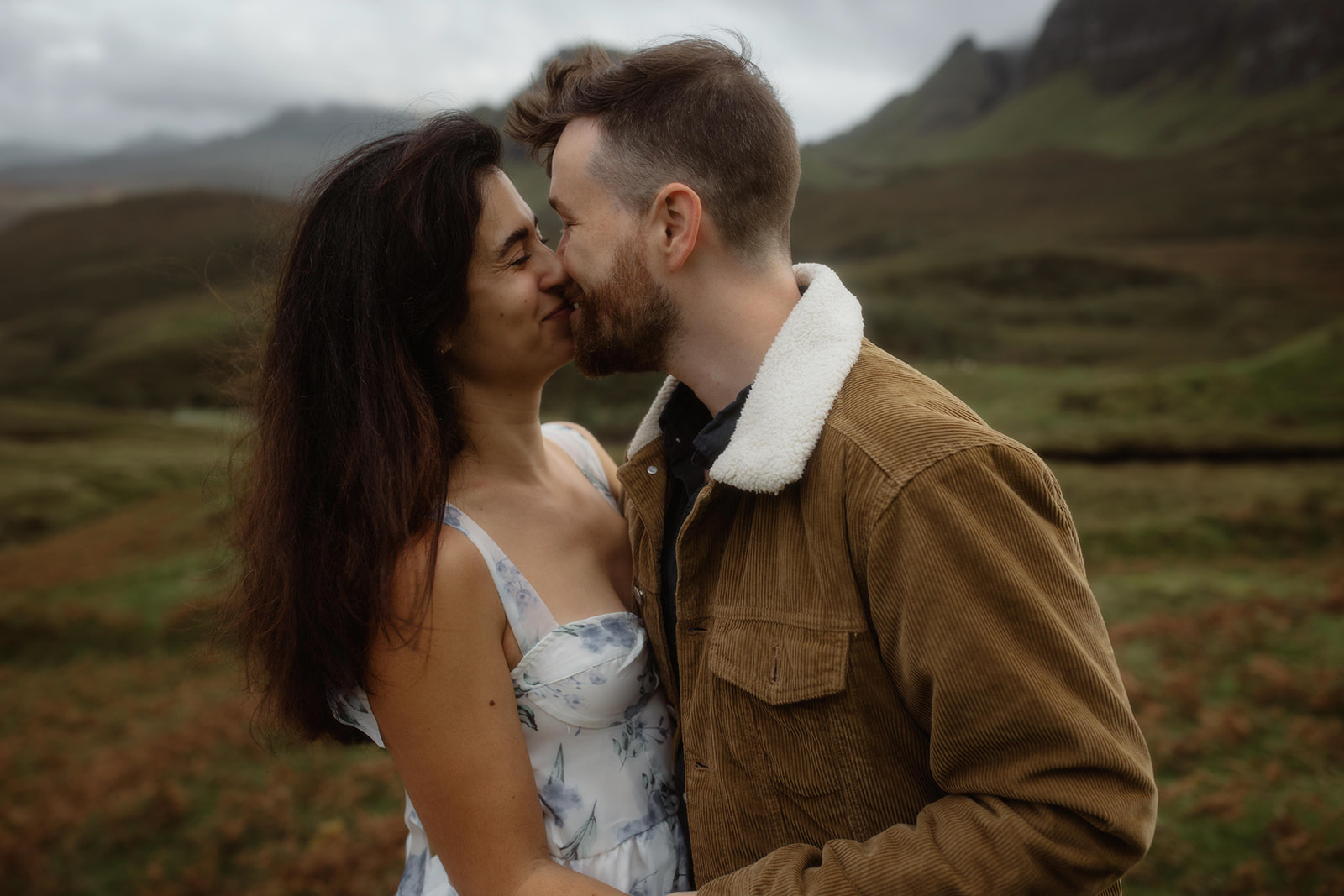 Alex and Elliot shared an intimate moment during their Isle of Skye adventure last September.
