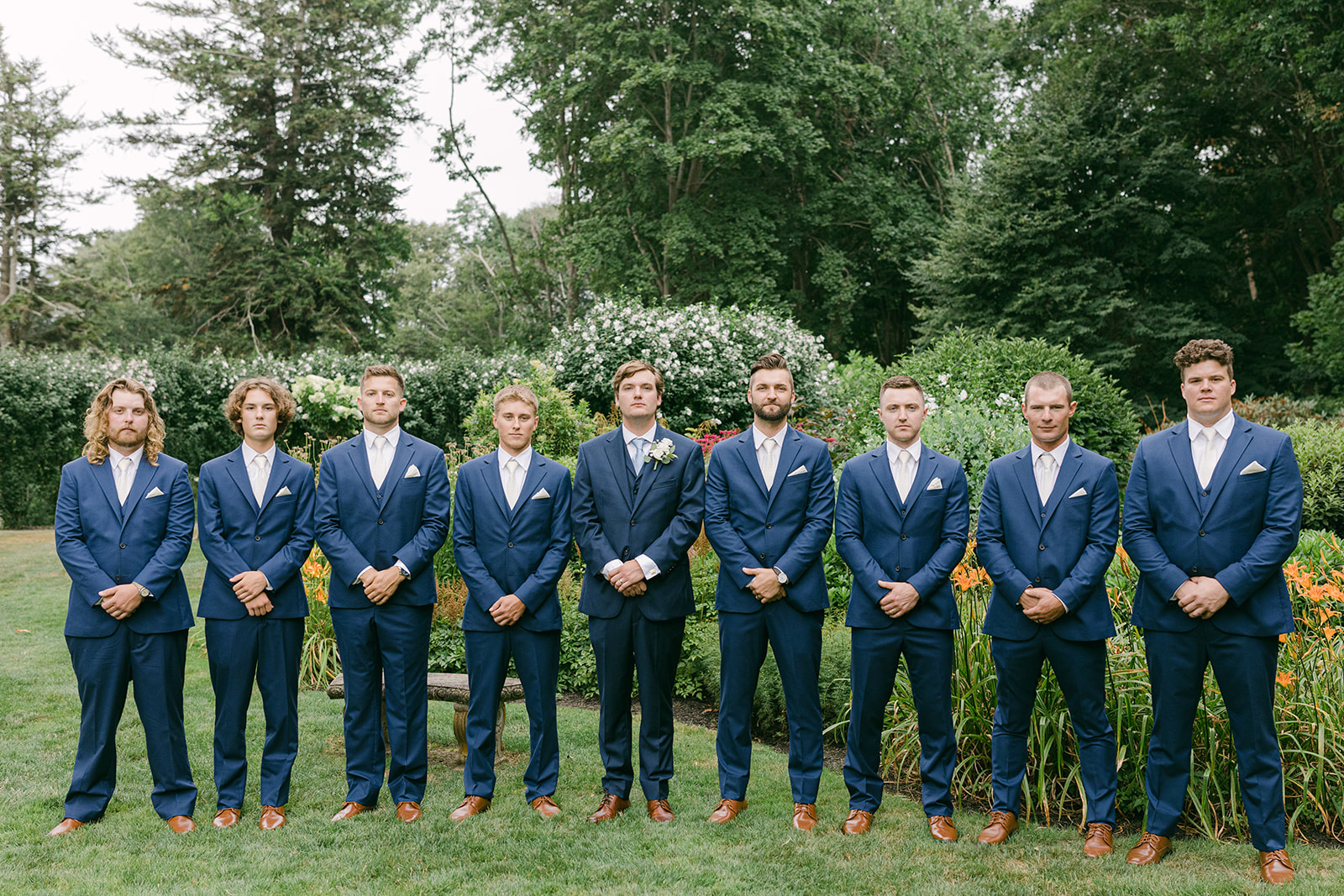 groomsmen at wedding