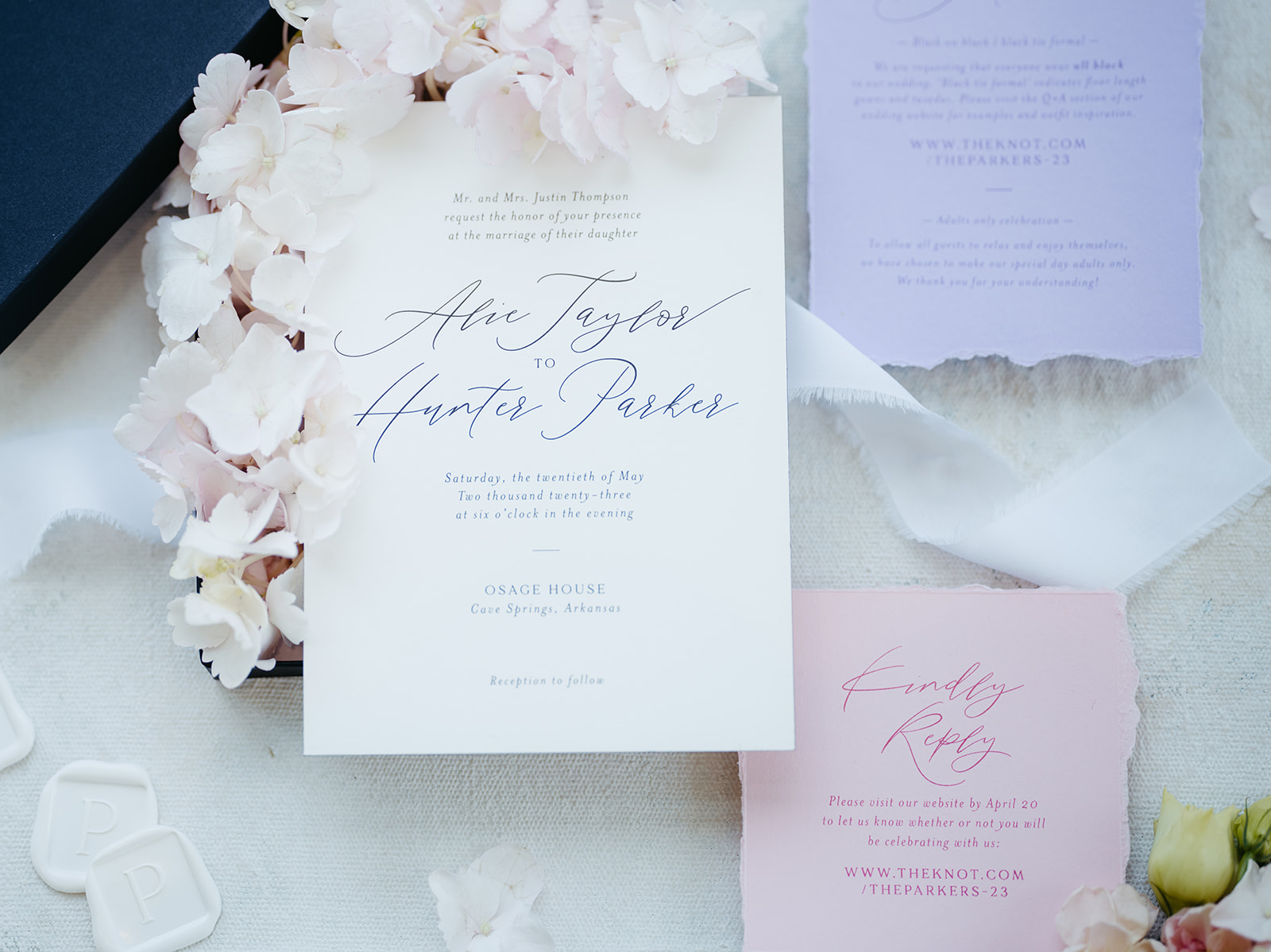 dayflower designs wedding invitations