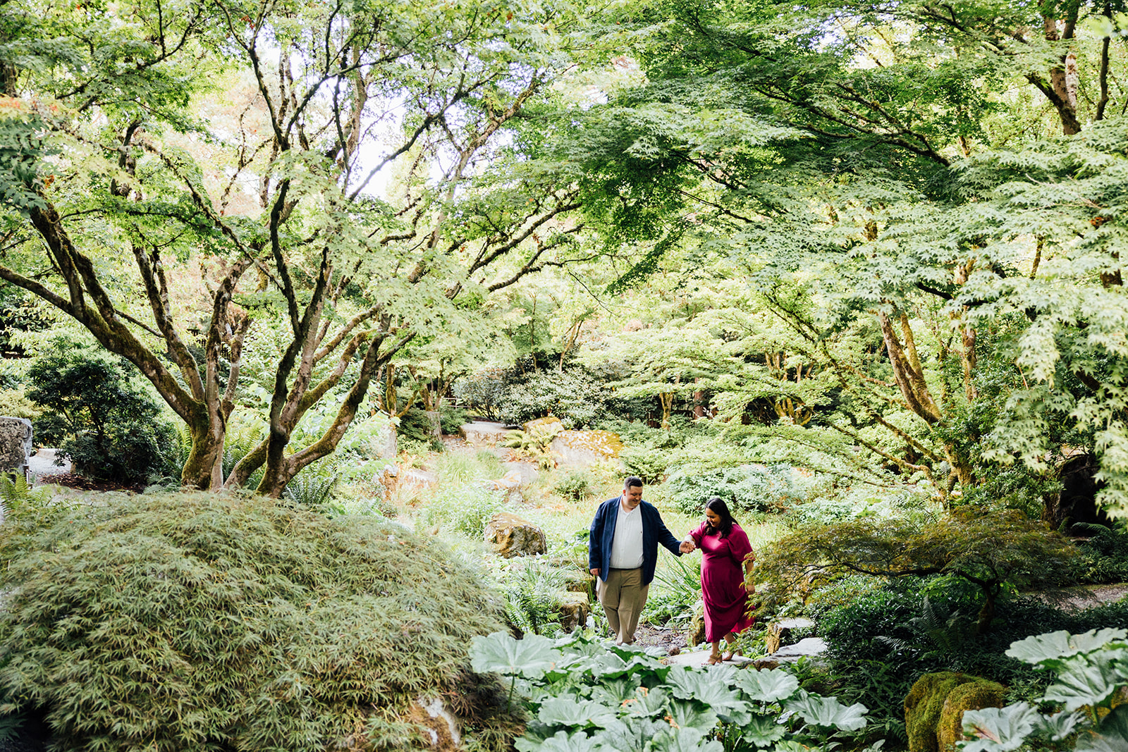 Bellevue Botanical Gardens Engagement