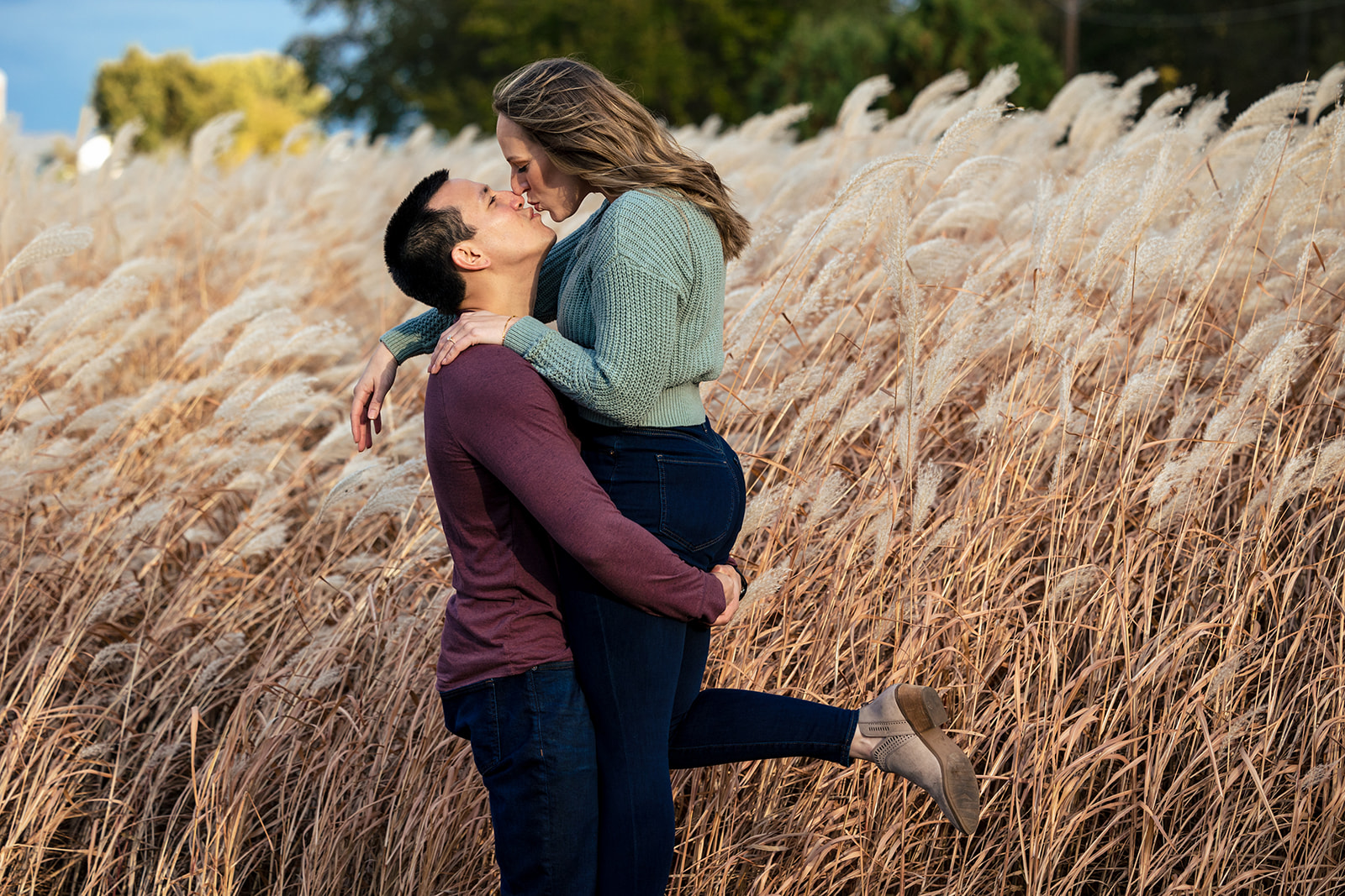Trempealeau engagement by La Crosse Photographer Jeff Wiswell of J.L. Wiswell Photography