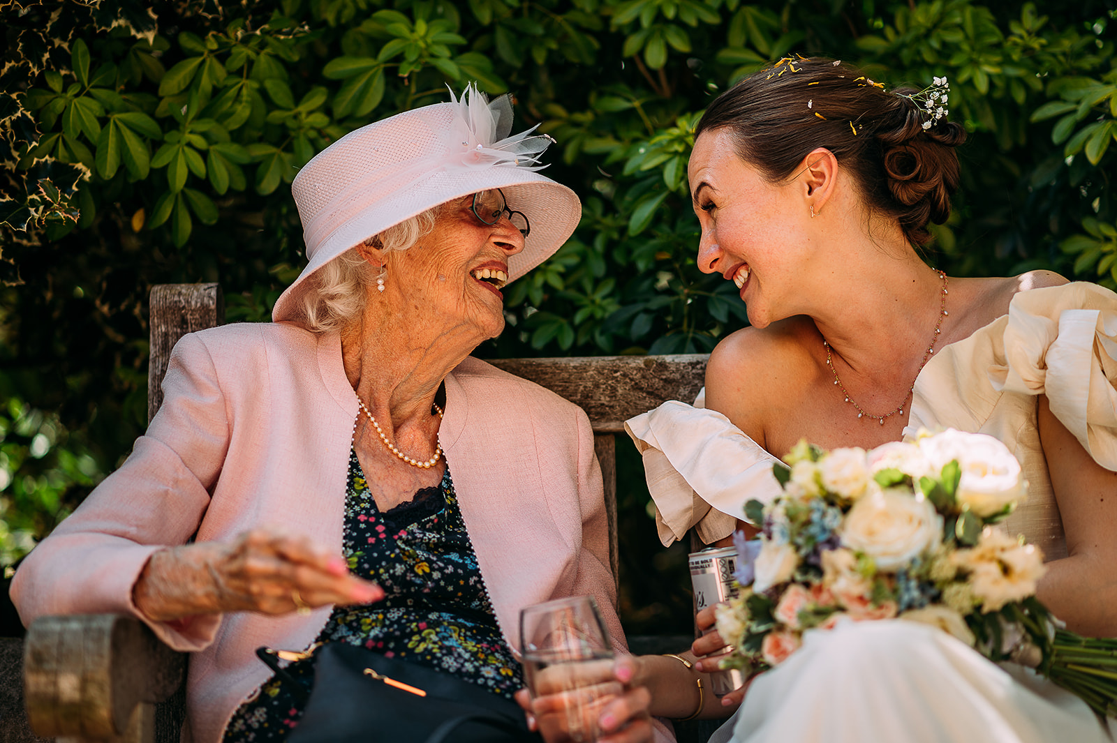 Bride and her nan
