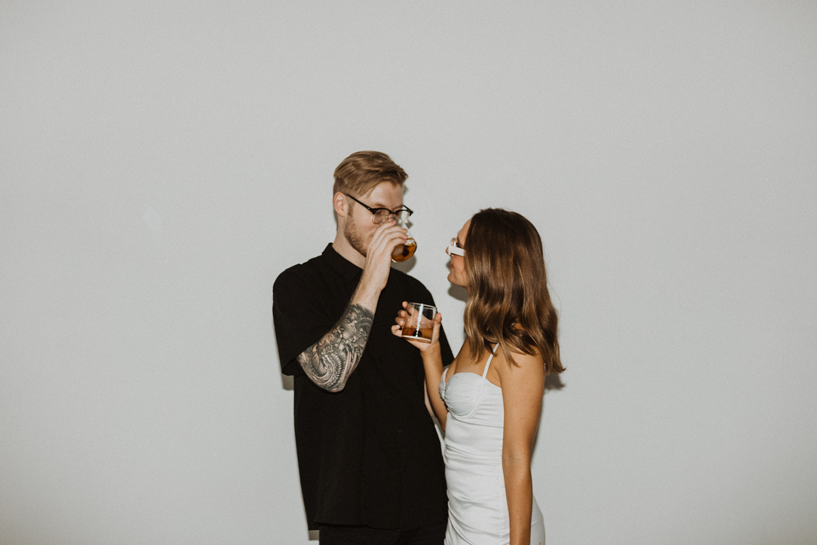 a couple who eloped in a Minneapolis Studio
