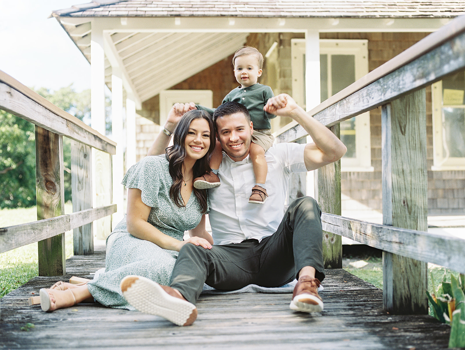 MLB player Patrick Corbin and his family at their west palm beach family photo session