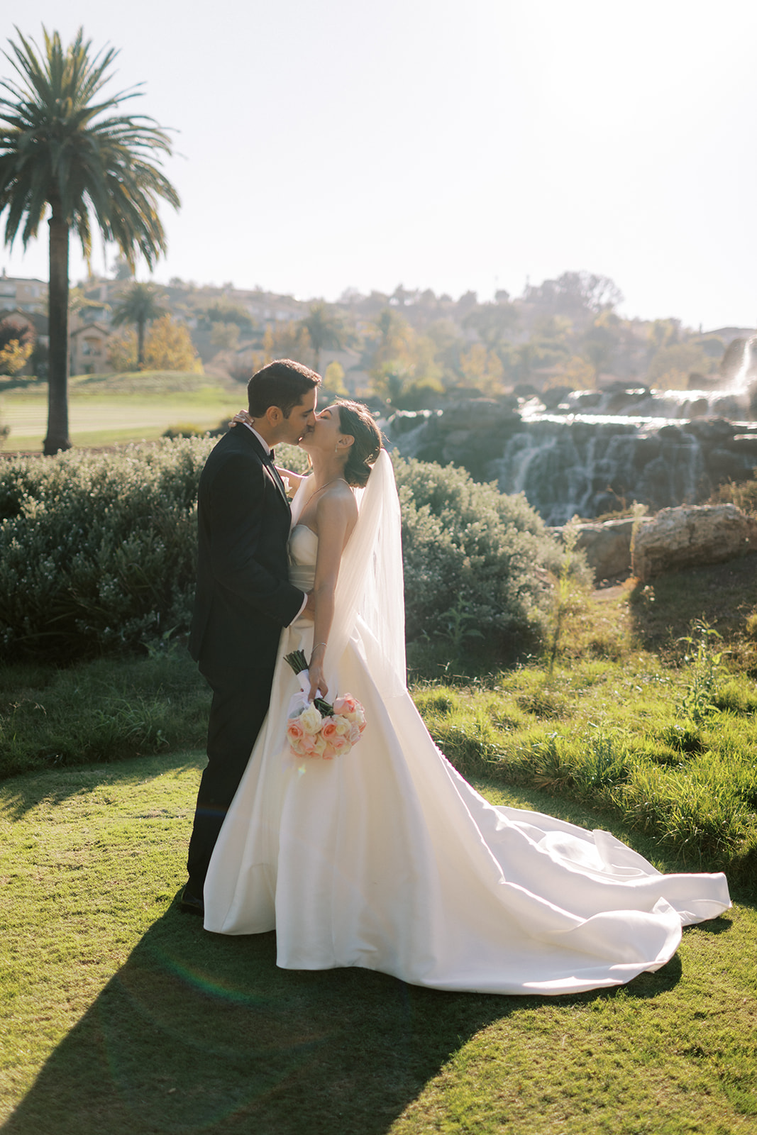 a couple's portrait at Sliver Creek Country Club in San Jose