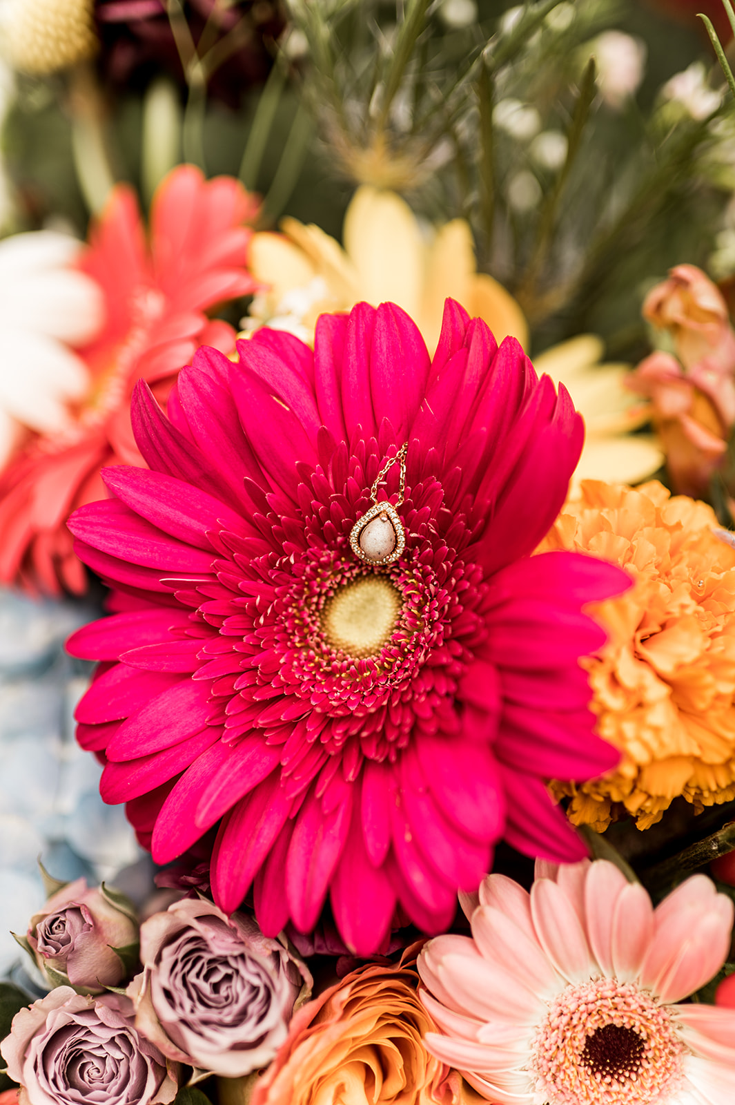 gerber daisy bridal bouquet