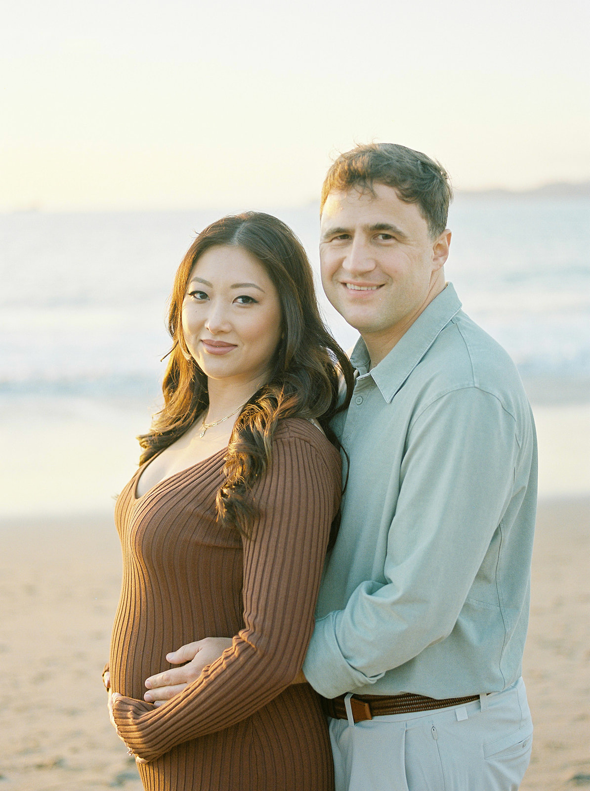 maternity session at Baker Beach