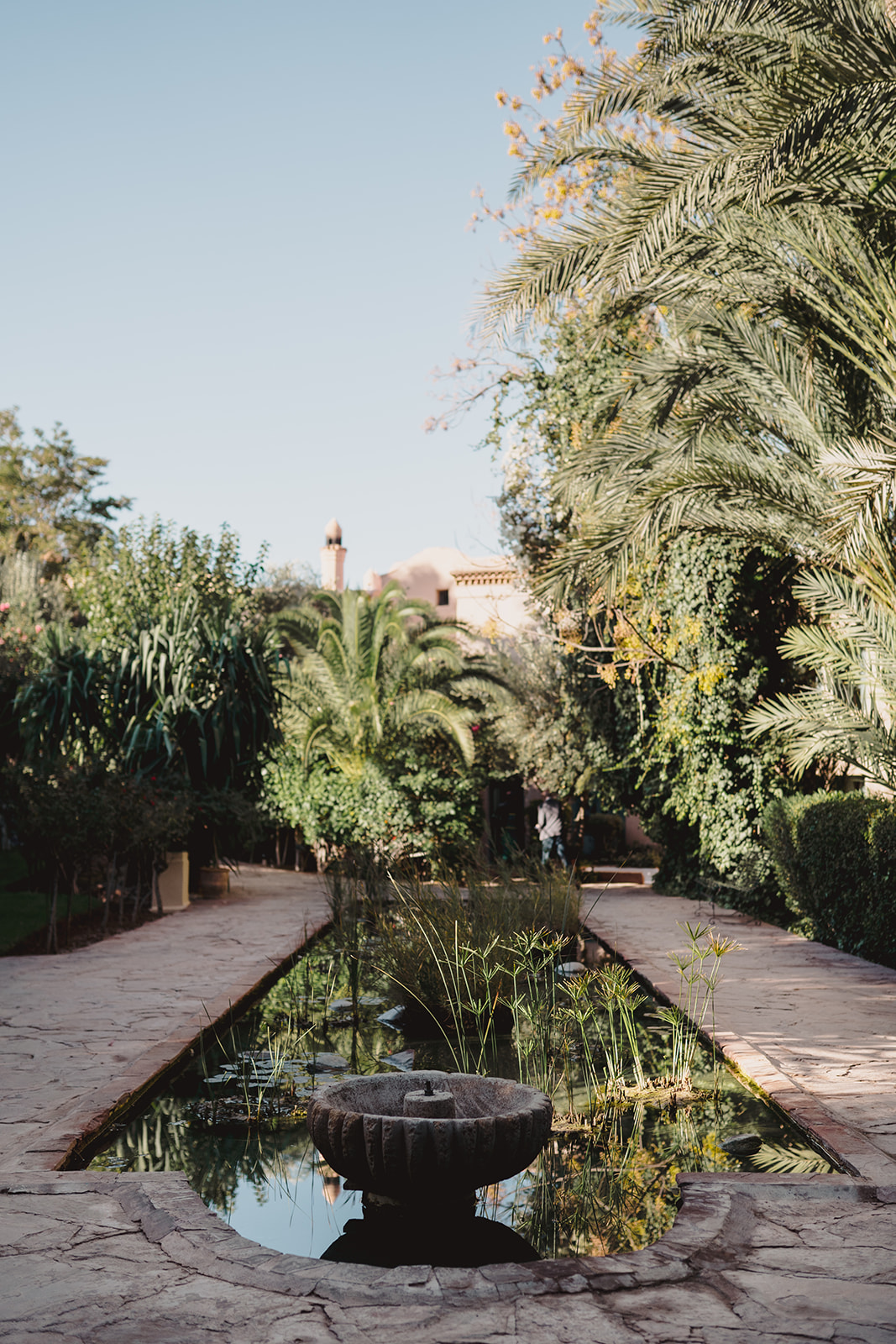 Gardens at Les Deux Tours for Marrakech elopement