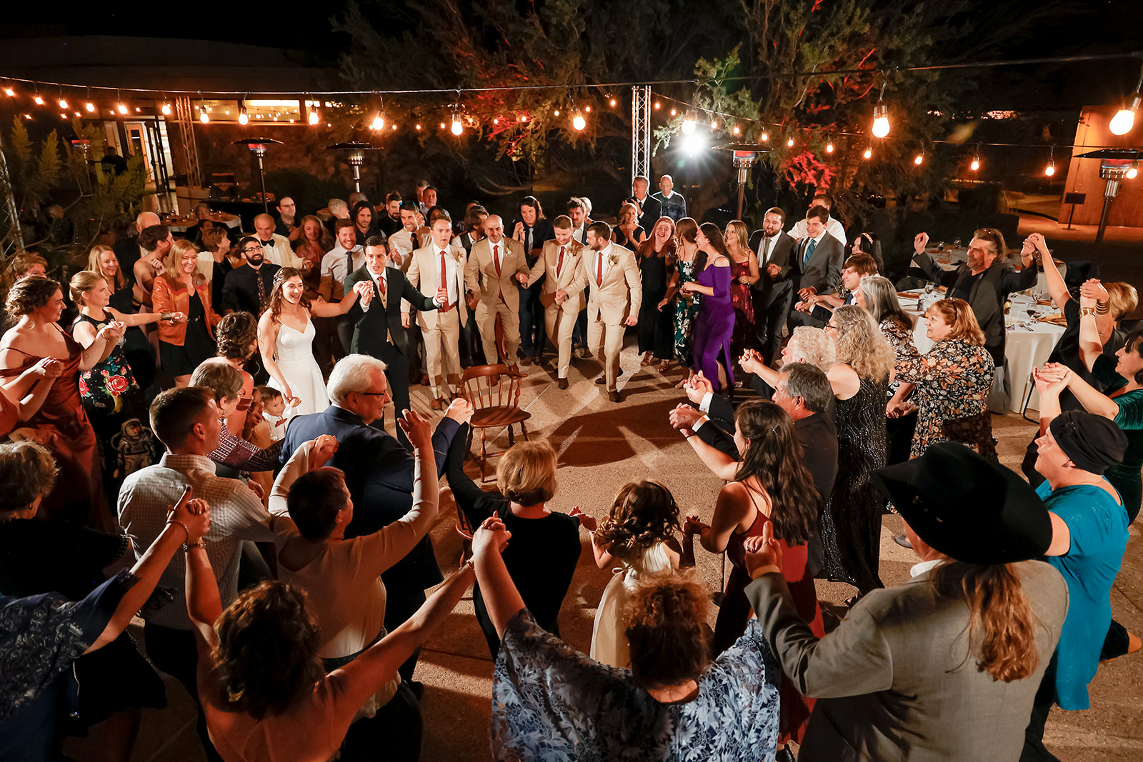 Arizona-Sonora Desert Museum Wedding reception dance floor