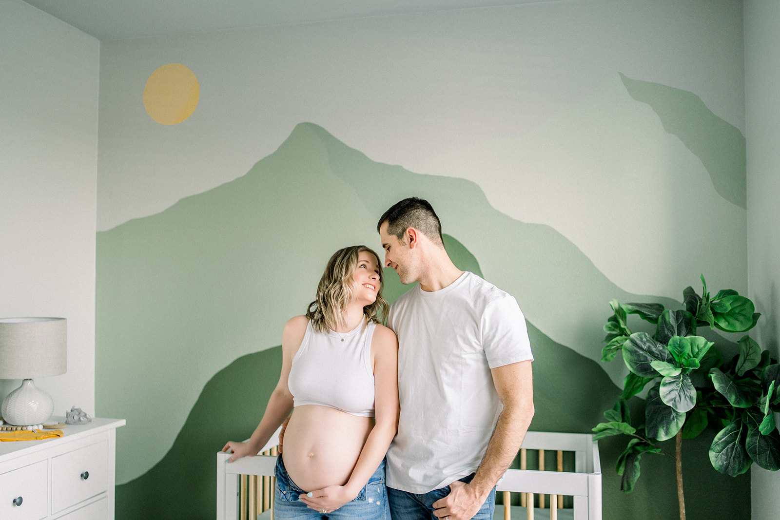 In home maternity photo shoot Sonora, CA photographer