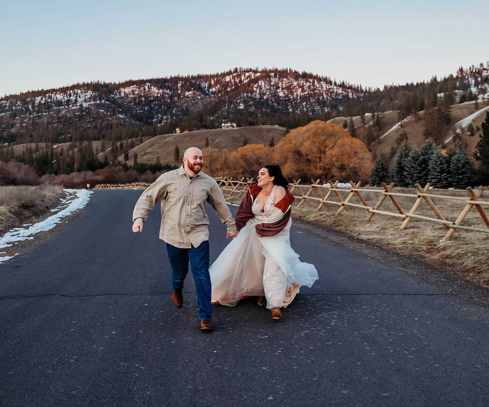 Couple eloped in their front yard in Spokane, Washington