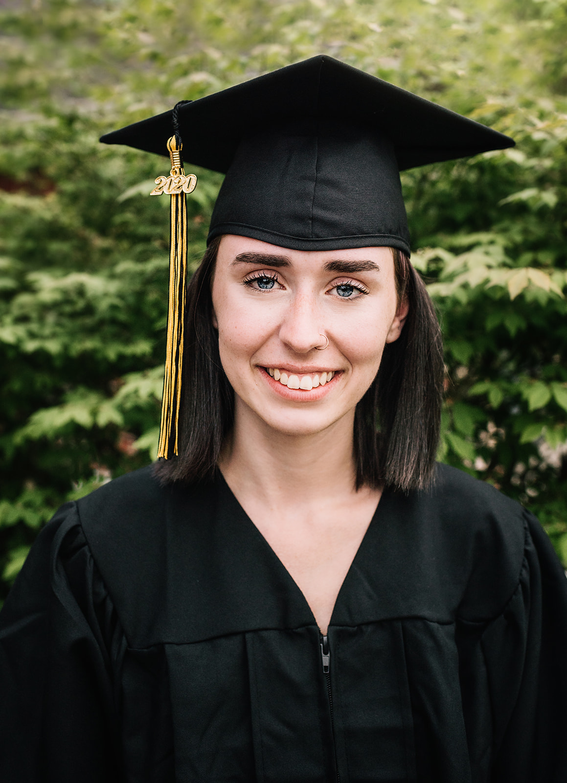 cap and gown portrait Courtice