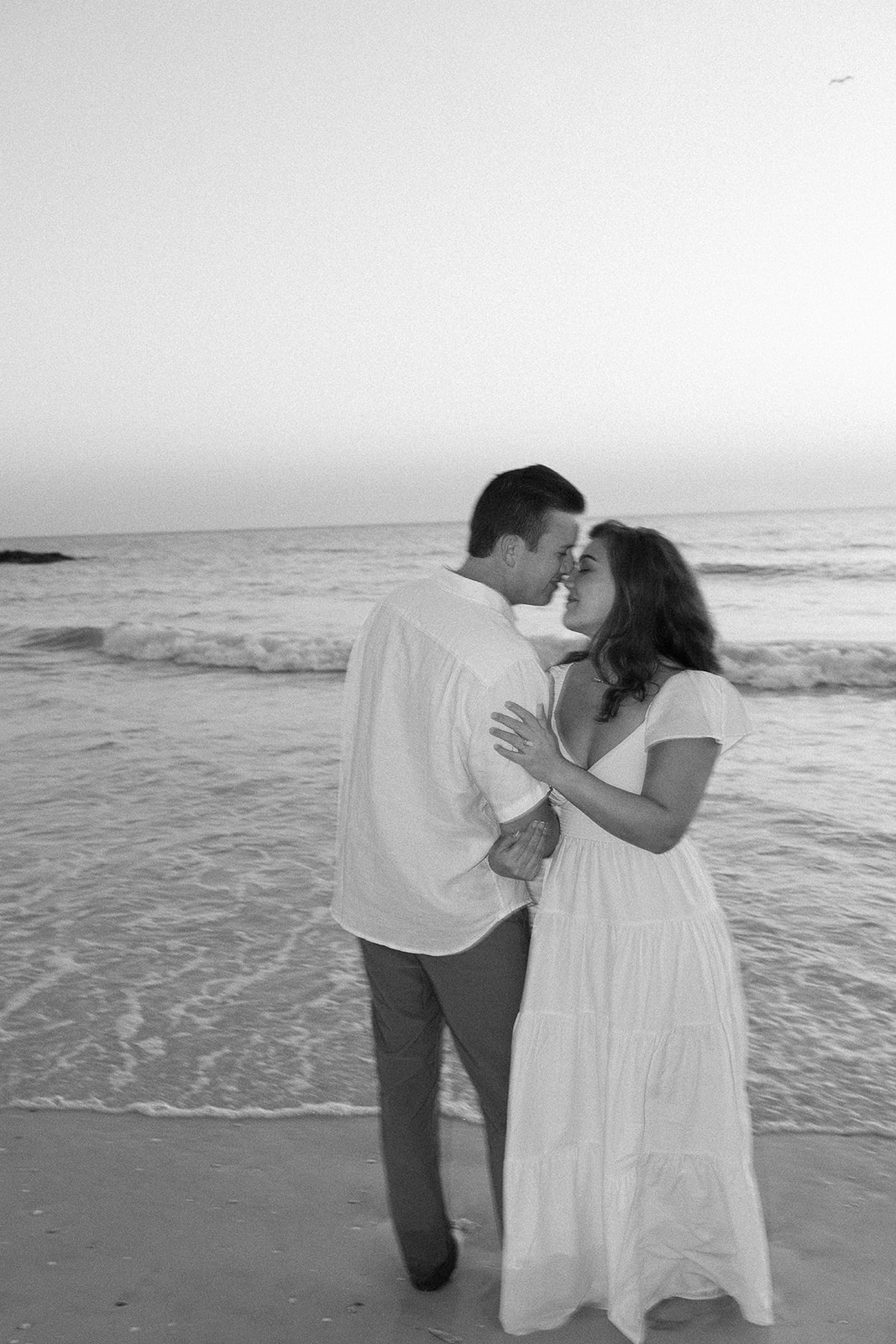 blue hour engagement pictures honeymoon island