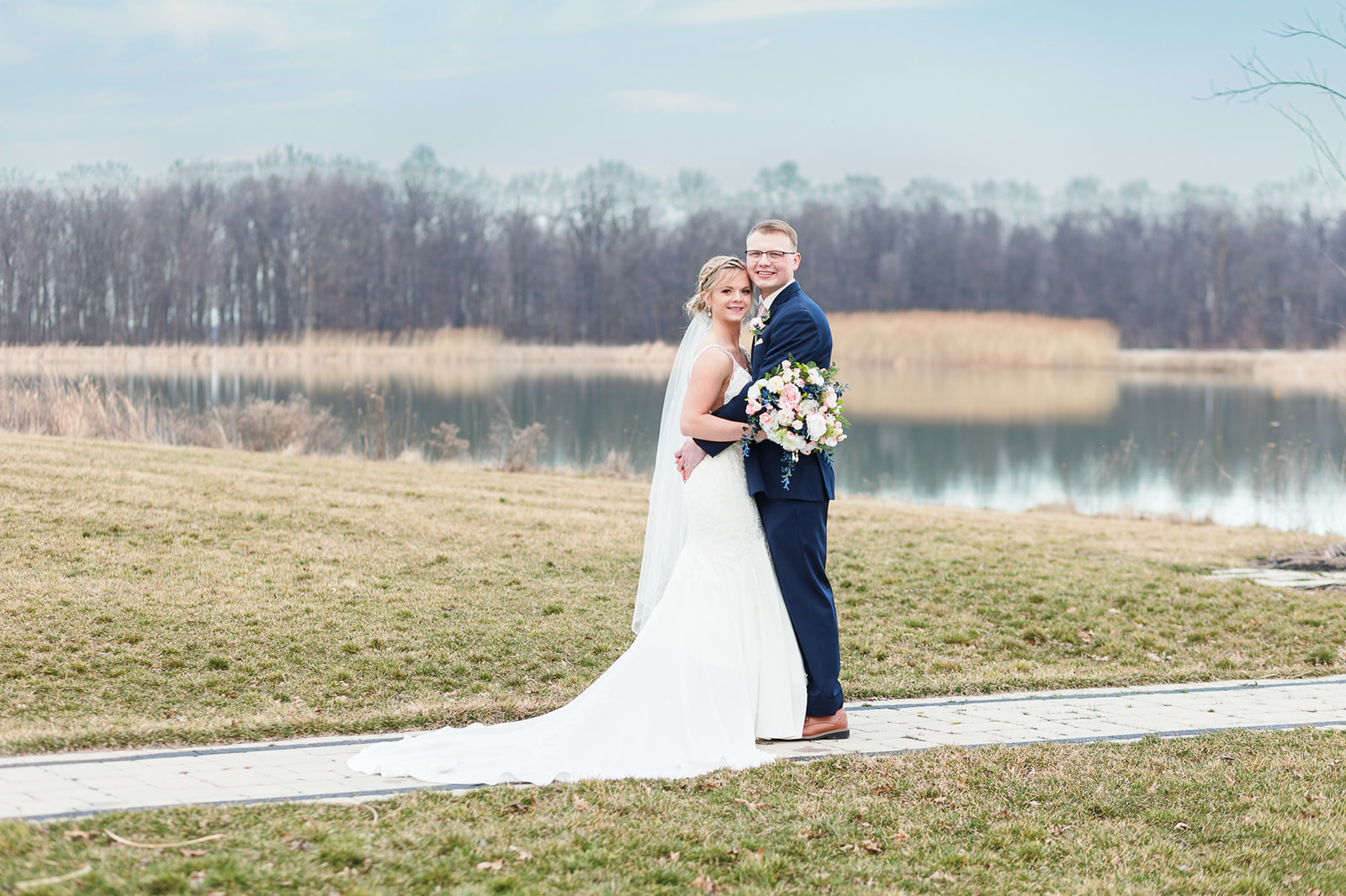 A stunning early spring wedding held at the gorgeous Crimson Lane in Ada, Ohio. 
