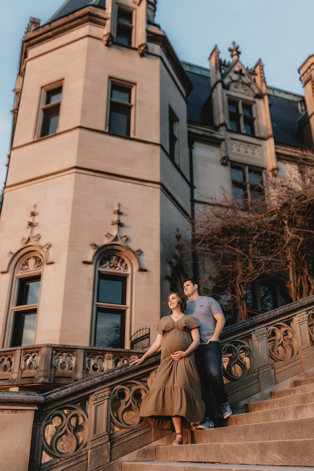 Photo session at the Biltmore Estate in Asheville 