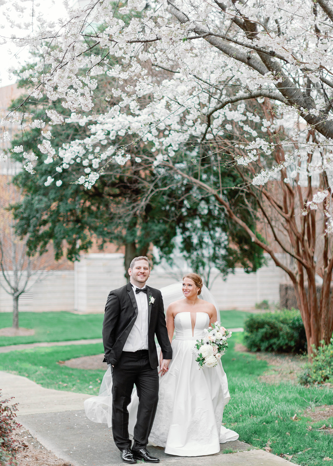 Bride + Groom wed in Charlotte at the Ruth Charlotte