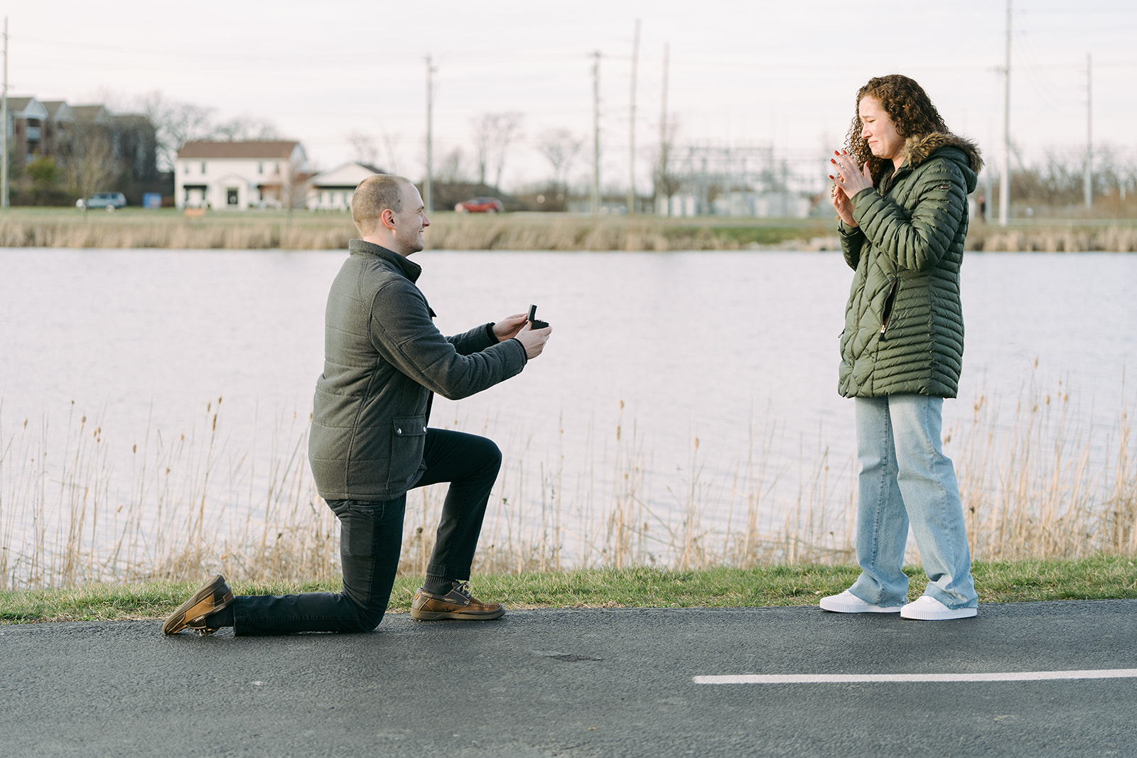 Proposal in Cincinnati park