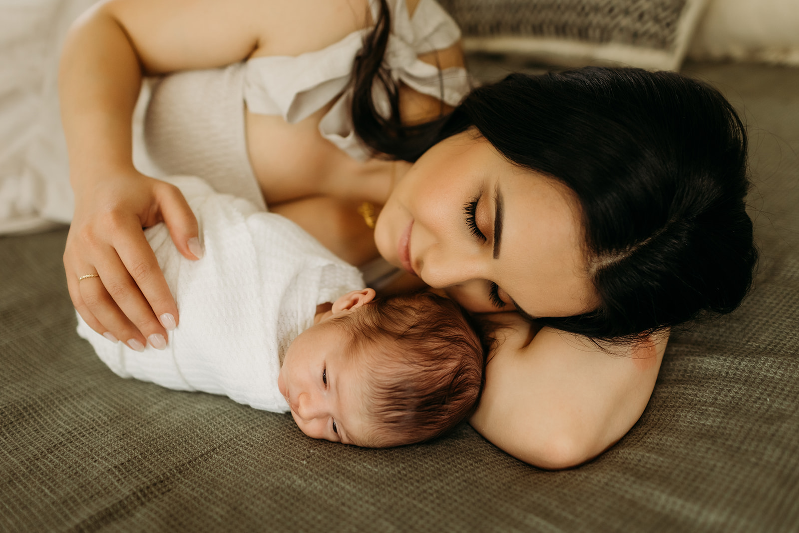 Newborn Photos from the comfort of home