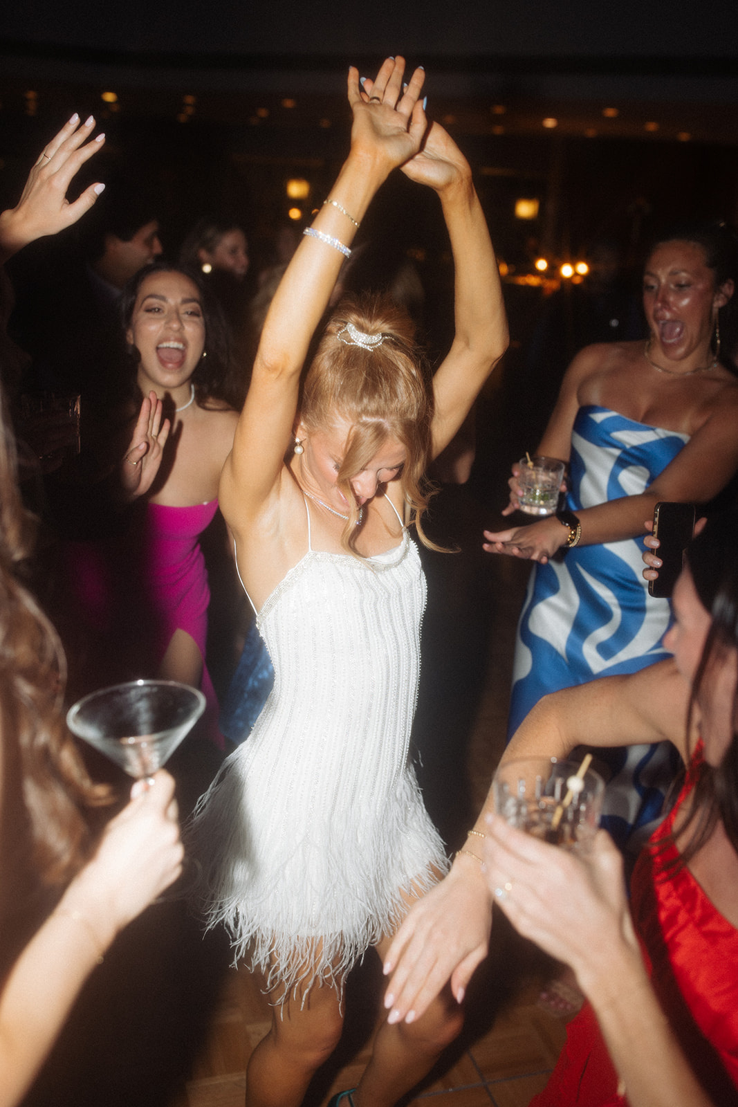 bride dancing on dance floor
