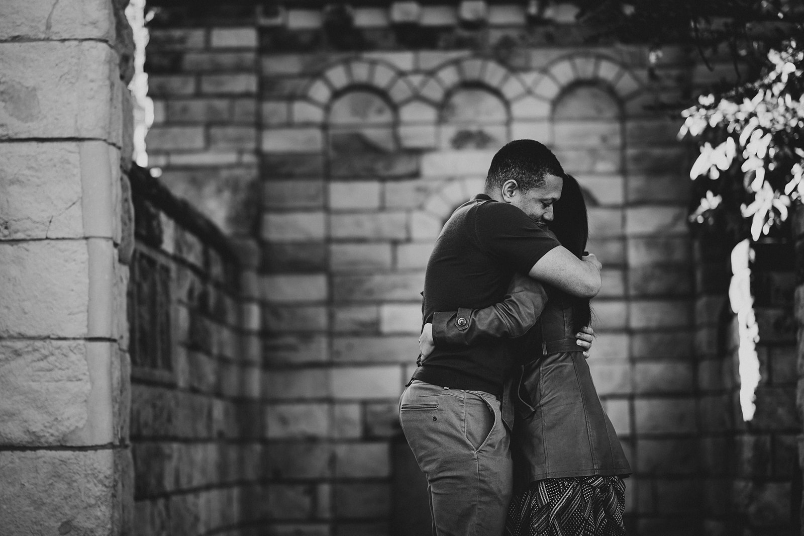 Romantic moment during a surprise proposal by Gabriele Stonyte Photography