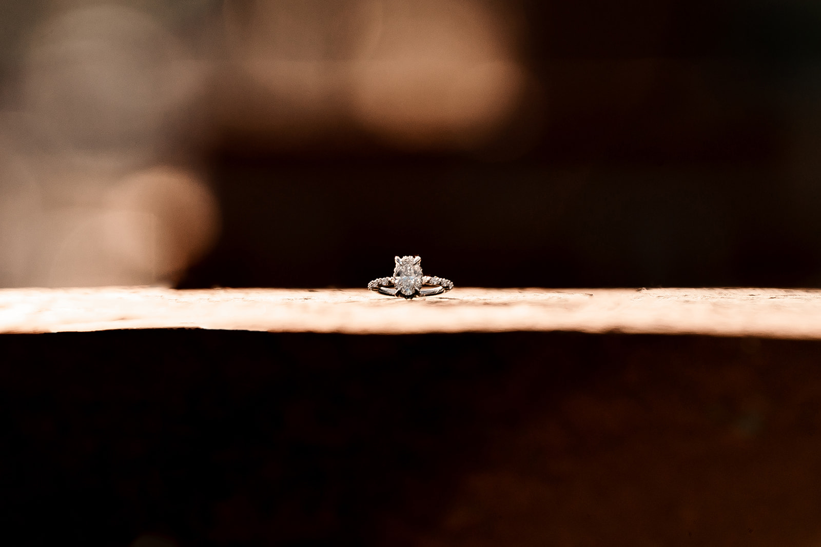 Gabriel & Co oval cut engagement ring photo