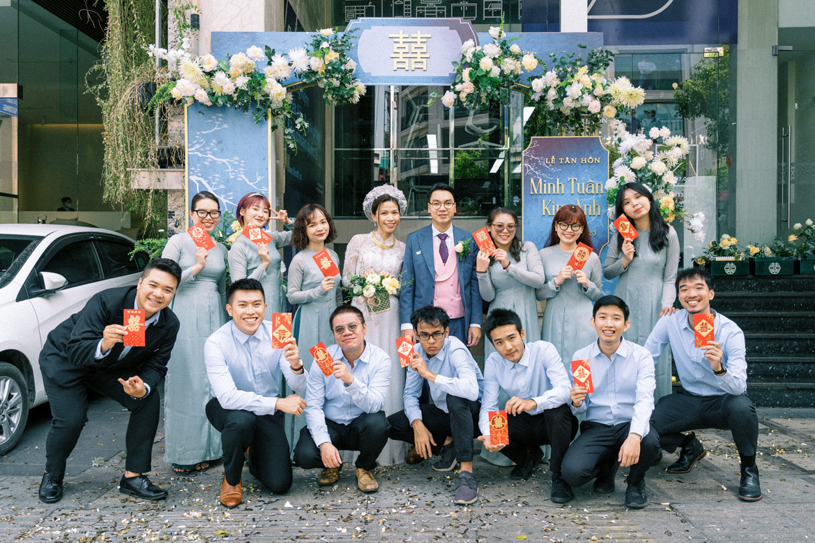 Fun moments in Vietnamese wedding Saigon