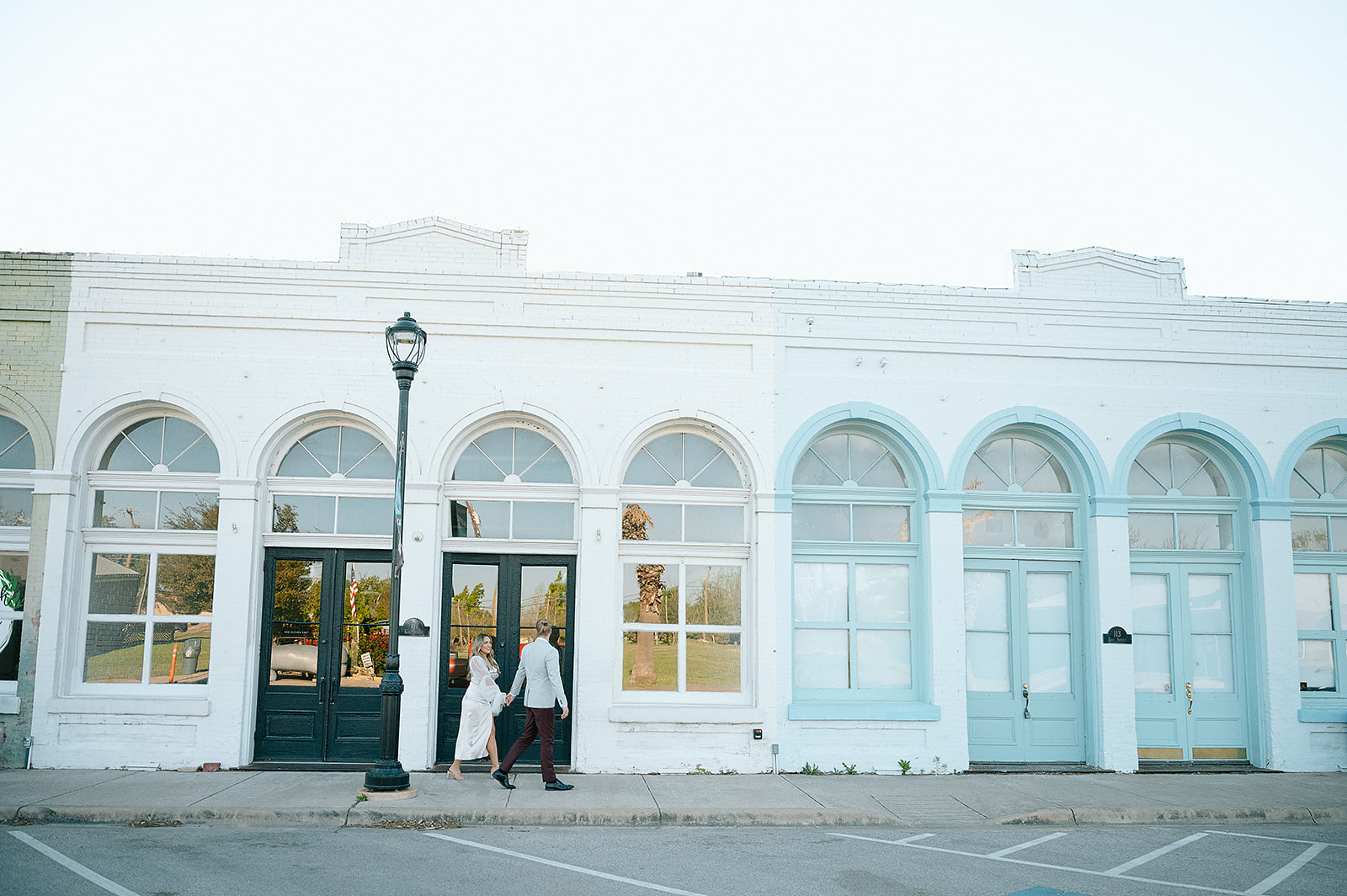 Wedding Engagement Photos at One Eleven East in Hutto Texas
