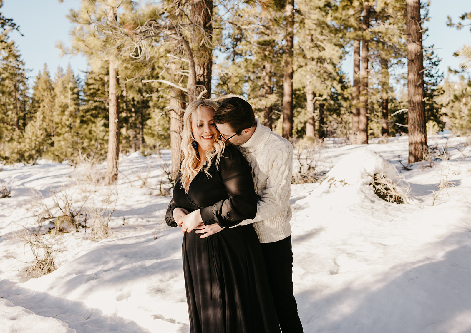 South Lake Tahoe Winter Engagement Session