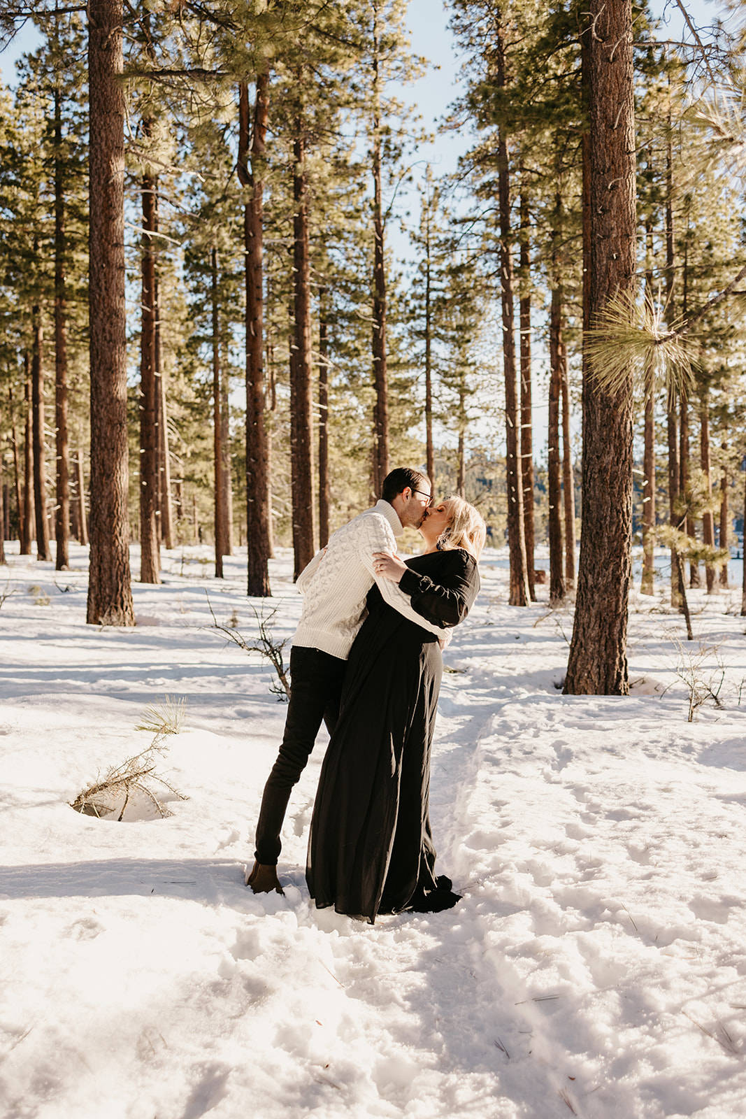 South Lake Tahoe Winter Engagement Session