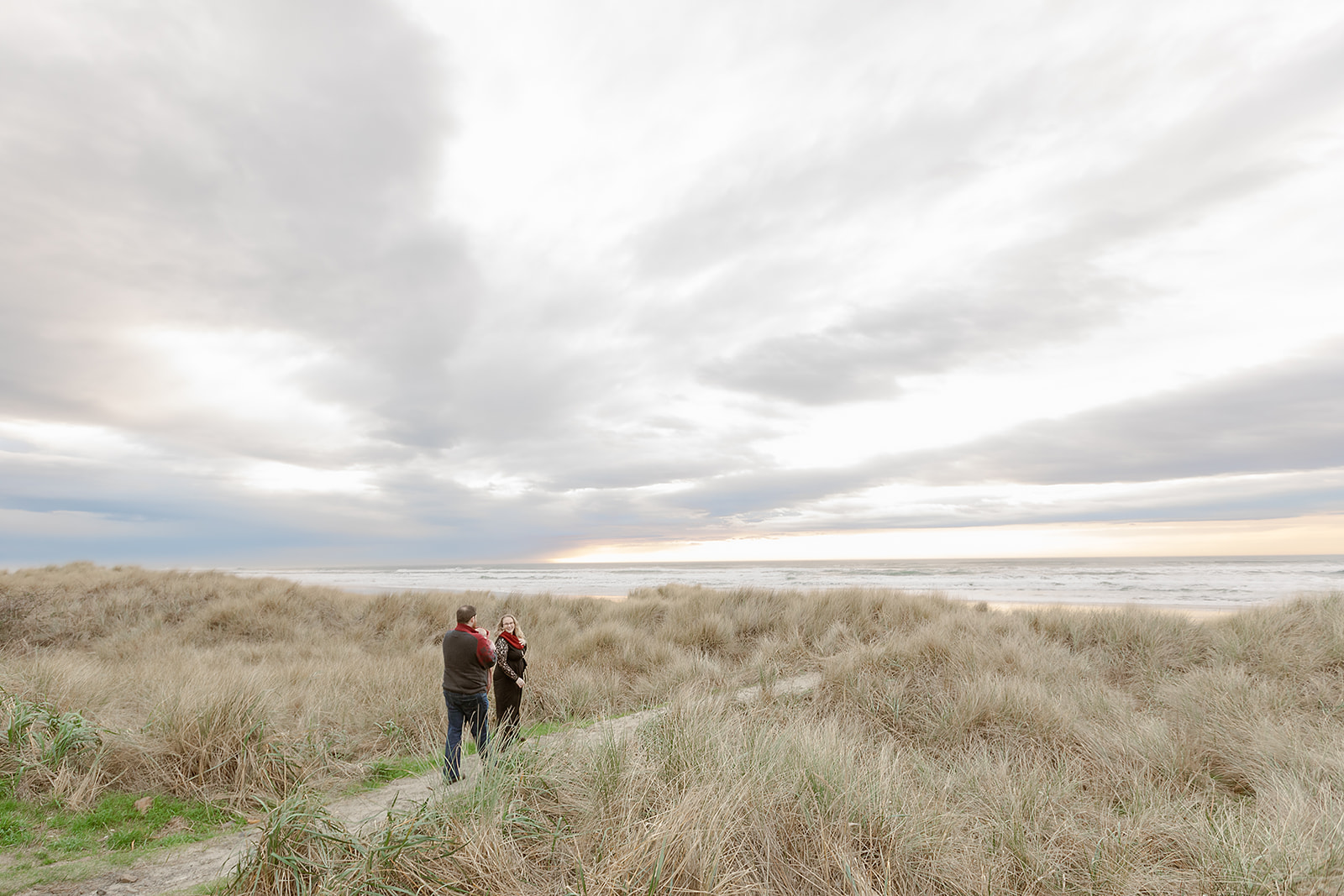 Oregon Coast dune family photo