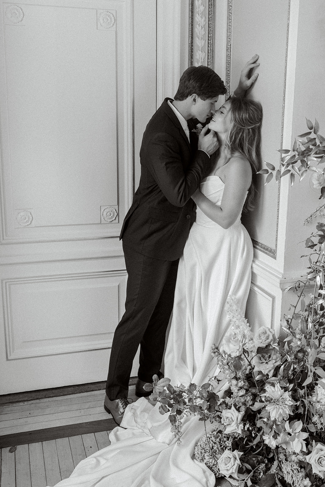 Beautiful couple in a candid moment, encapsulating the essence of a luxury wedding at Cairnwood Estate