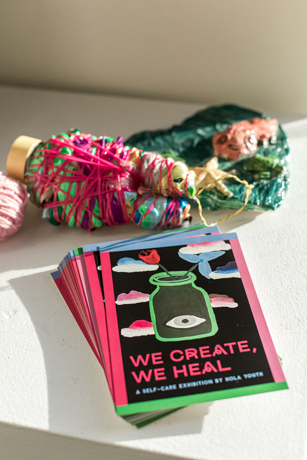 We Create, We Heal, a self-care group exhibition
